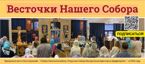 Весточки Нашего Собора 15 января 2026 года