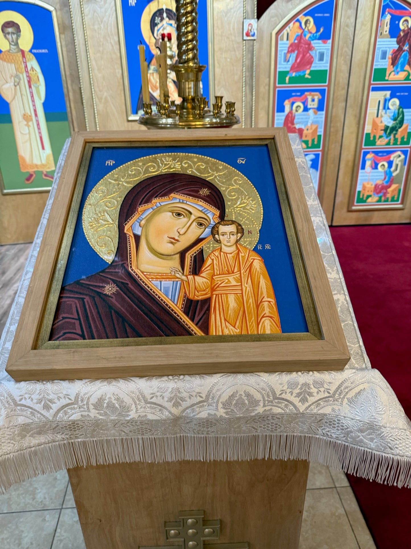 Left Side: Mary the Mother of God