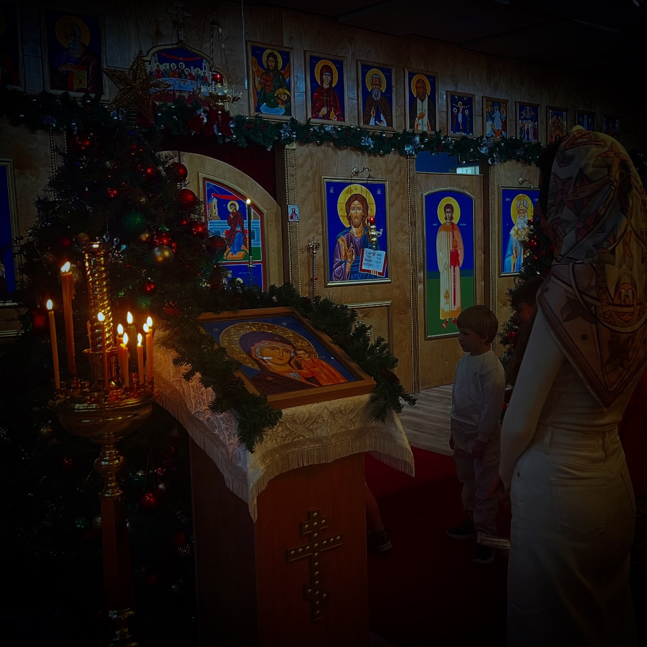 Left Side: Mary the Mother of God